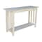 International Concepts Rectangle Mission Console Or Sofa Table, 48 W, 16 L, 30 in H, Wood, Unfinished BJ6S - alternate 5